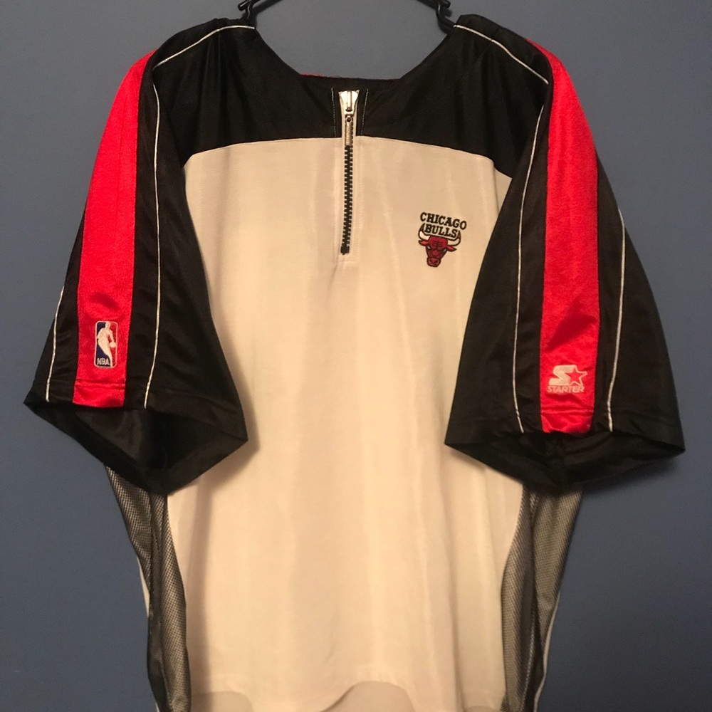 Chicago Bulls Starter half zip shirt